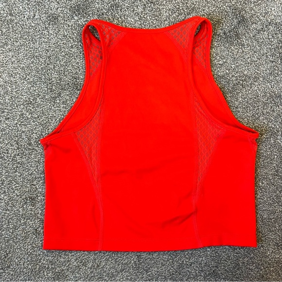 Nike red high neck crop top - Picture 3 of 9